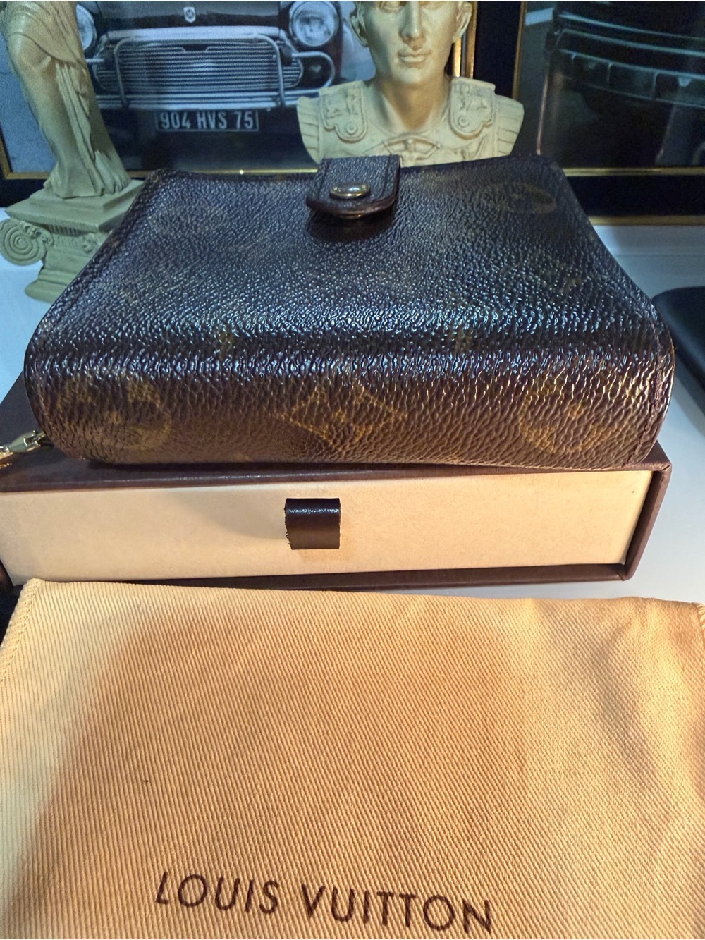 Louis Vuitton Brown Monogram wallet with free chain,insert,dust bag,box,COA - Picture 16 of 16